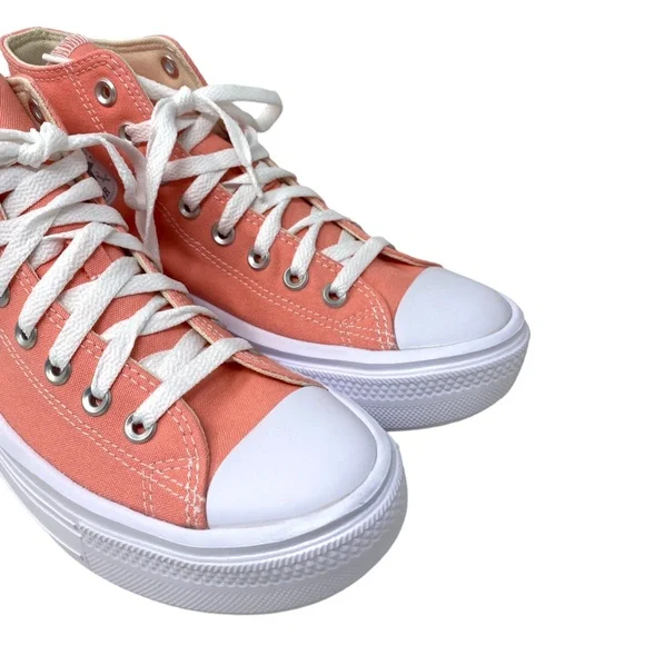 Converse Chuck Taylor Move Platform Flamingo Canvas Women's Shoes Casual A03544C - Picture 4 of 10